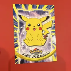 Topps 1999 Pokemon TV Animation Edition #25 Pikachu Non-Sport Card - Image 1