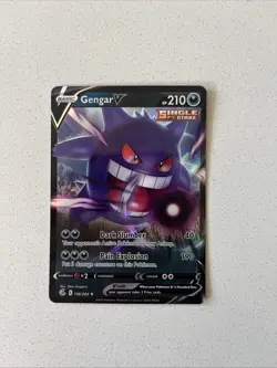 Gengar V 156/264 Prize Pack Series Cards Holo Single Strike Near Mint Pokemon - Image 1