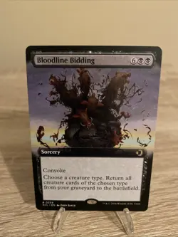 Bloodline Bidding (Extended Art) Lorwyn Eclipsed Regular - Image 1