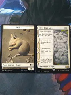 Three Blind Mice w/ Mouse Token | 7% Off 2+ | Wilds of Eldraine | NM | MTG - Image 1