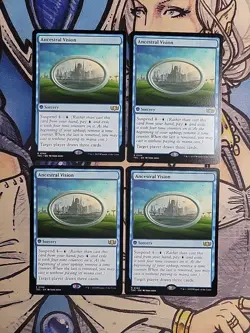 4x Ancestral Vision - NM/M TDC MTG Magic - Image 1