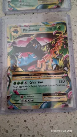 Mega M Venusaur EX 2/108 - Pokemon TCG Card XY Evolutions NM - Image 3