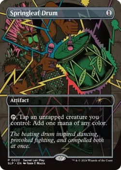 Springleaf Drum - Pro Tour Promos x1 - Unique & Misc Promos - NM-Mint, English - - Image 1