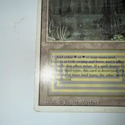 MTG Bayou Revised Edition Regular Rare - Image 5