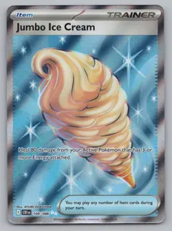 Jumbo Ice Cream 109/086 Ultra Rare Chaos Rising Pokemon Holo Near Mint - Image 1