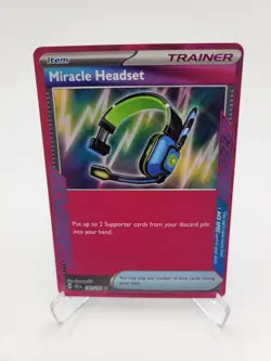 Miracle Headset 183/191 ACE SPEC Rare SV08: Pokemon Surging Sparks - Image 1
