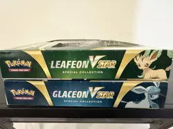 Pokemon Leafeon & Glaceon VStar Special Collection Sword & Shield Box (Lot Of 2) - Image 4
