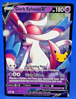 Pokemon TCG: Dark Sylveon Celebrations Black Star Promo SWSH134 - Image 1