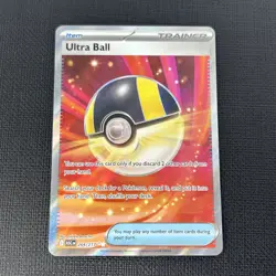 Pokemon TCG Ultra Ball 264/217 Ultra Rare Trainer Card Ascended Heroes NM - Image 1