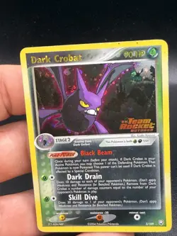 Pokemon - Dark Crobat Reverse Holo - Team Rocket Returns 3/109 MP HE3 - Image 2