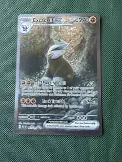 Pokemon TCG Excadrill ex SIR 168/086 Sv: Black Bolt Stage 1 Holo English - Image 1
