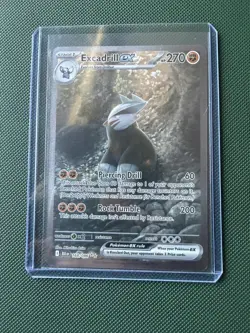 Pokemon TCG Excadrill ex SIR 168/086 Sv: Black Bolt Stage 1 Holo English - Image 2