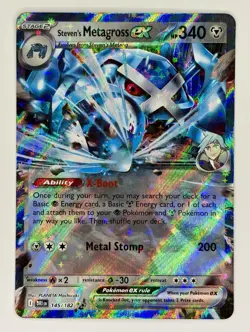 Steven's Metagross ex 145/182 | SV10 Destined Rivals Holo Double Rare | ENG NM - Image 1