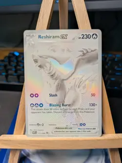 Reshiram ex - 173/086 - Black White Rare - Pokemon White Flare [NM] Monochrome - Image 2