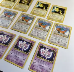 WB Kids Gold Stamped 1999 Pokemon Movie Promo Card Mix LOT Mewtwo LOT of 13 DMG - Image 3