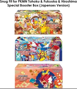 *ACRYLIC CASE* FOR Pokemon Center Tohoku Hiroshima Fukuoka Boxes Big 6mm Magnets - Image 2