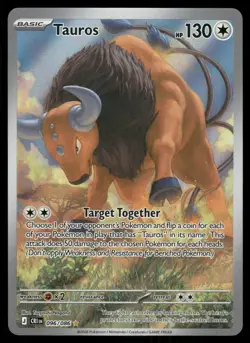 Tauros 096/086 Holo Illustration Rare Chaos Rising Pokemon Near Mint - Image 1