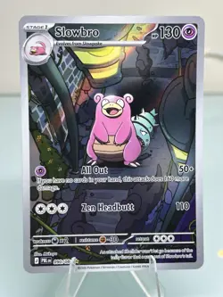 Pokemon TCG Pitch Black Slowbro 90/84 Full Art English Illustration Rare - Image 1