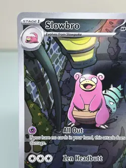 Pokemon TCG Pitch Black Slowbro 90/84 Full Art English Illustration Rare - Image 3