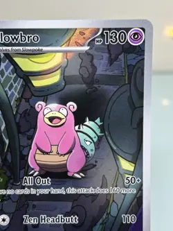 Pokemon TCG Pitch Black Slowbro 90/84 Full Art English Illustration Rare - Image 4