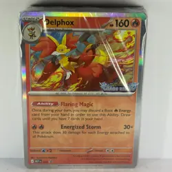 Delphox MEP 074 Deck Chaos Rising Stamped Promo - Pokemon - CCG + Free Delivery - Image 1