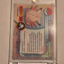 Topps Pokemon TCG Topps Chrome Clefable 36 Sparkle Chrome Insert - Image 2