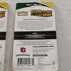 Pokemon TCG: Evolving Skies Checklane Blister Eevee & Slowpoke Set New Sealed #2 - Image 5