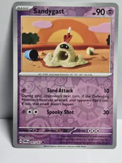Sandygast Reverse Holo Asako Ito Pokemon TCG SV06: Twilight Masquerade 91/167 LP - Image 1