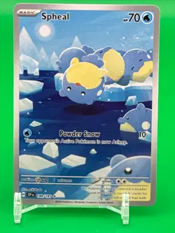 Pokemon Spheal 199/191 Surging Sparks Illustration Rare NM - Image 1