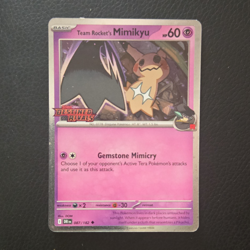 Team Rocket's Mimikyu 087/182 Destined Rivals Prerelease Holo Eng 60 HP - Image 1