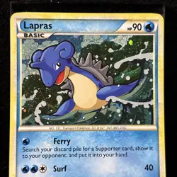 Lapras HGSS14 Holo Pokemon Promo Card - Image 3