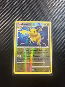 Pokemon TCG Raichu 15/123 Mysterious Treasures 2007 English Reverse Holo - Image 1
