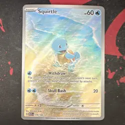 The Pokemon Company Squirtle 170/165 SV 151 Illustration Rare Holo Eng 2023 - Image 1