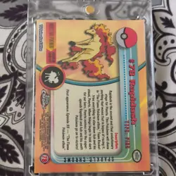 Topps Pokemon TCG TV Animation Edition Rapidash #78 Sparkle Chrome Insert - Image 2