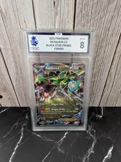 Rayquaza EX XY73 Black Star Promo 2015 Powers Beyond Pokemon Full Art MGC 8 - Image 1