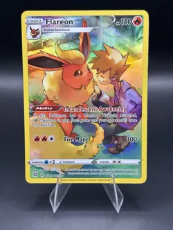 FLAREON TG01/TG30 HOLO BRILLIANT STARS TRAINER GALLERY POKEMON HOLO - Image 1