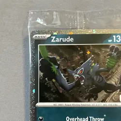 Zarude Pitch black promo gamestop NEW SEALED IN HAND! Pokemon 30th - Image 3