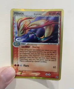 Pokemon TCG Milotic Delta Species Holo Rare 5/101 Dragon Frontiers 90 HP English - Image 1