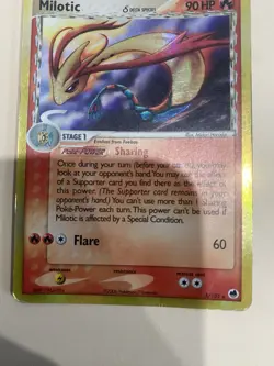Pokemon TCG Milotic Delta Species Holo Rare 5/101 Dragon Frontiers 90 HP English - Image 2