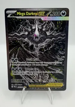 Mega Darkrai EX 116/84 Special Illustration Rare Holo Pitch Black English - Image 1