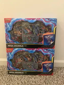 2x Pokemon Mega Greninja EX Premium Collection 8 packs promo New *SHIPS TODAY* - Image 1