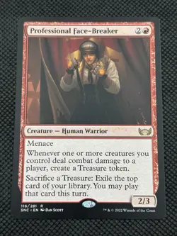 Professional Face-Breaker #116 Normal Streets of New Capenna NM MTG - Image 1