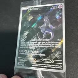 Mewtwo SVP 052 Pokemon TCG Scarlet & Violet 151 Black Star Promo SEALED - Image 3