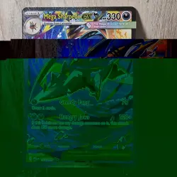 Pokemon Mega Sharpedo ex 127/094 Me02 Phantasmal Flames SIR Holo English - Image 3