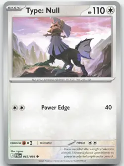 Type: Null 069/084 Common Pitch Black Pokemon Near Mint - Image 1