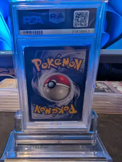 1999 POKEMON JUNGLE 1ST EDITION #12 VAPOREON - HOLO PSA 7 NM LOW POP! - Image 3
