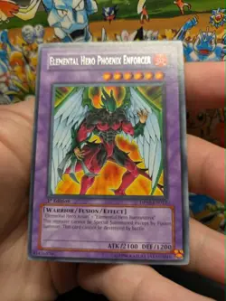 🔥 Elemental Hero Phoenix Enforcer DP05-EN012 Rare YuGiOh Duelist Pack NM 🔥 - Image 1
