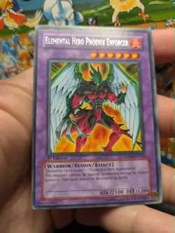 🔥 Elemental Hero Phoenix Enforcer DP05-EN012 Rare YuGiOh Duelist Pack NM 🔥 - Image 3