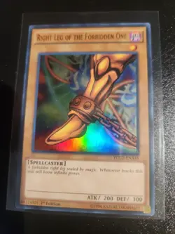 Right Leg of the Forbidden One YGLD-ENA18 King of Games: Yugi's Legendary Decks - Image 2