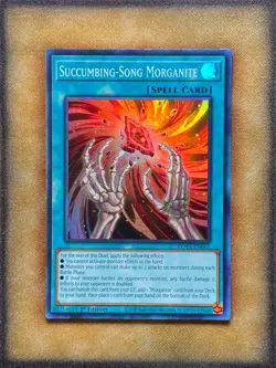 Yugioh Succumbing-Song Morganite ROTA-EN065 Super Rare 1st Ed NM - Image 1